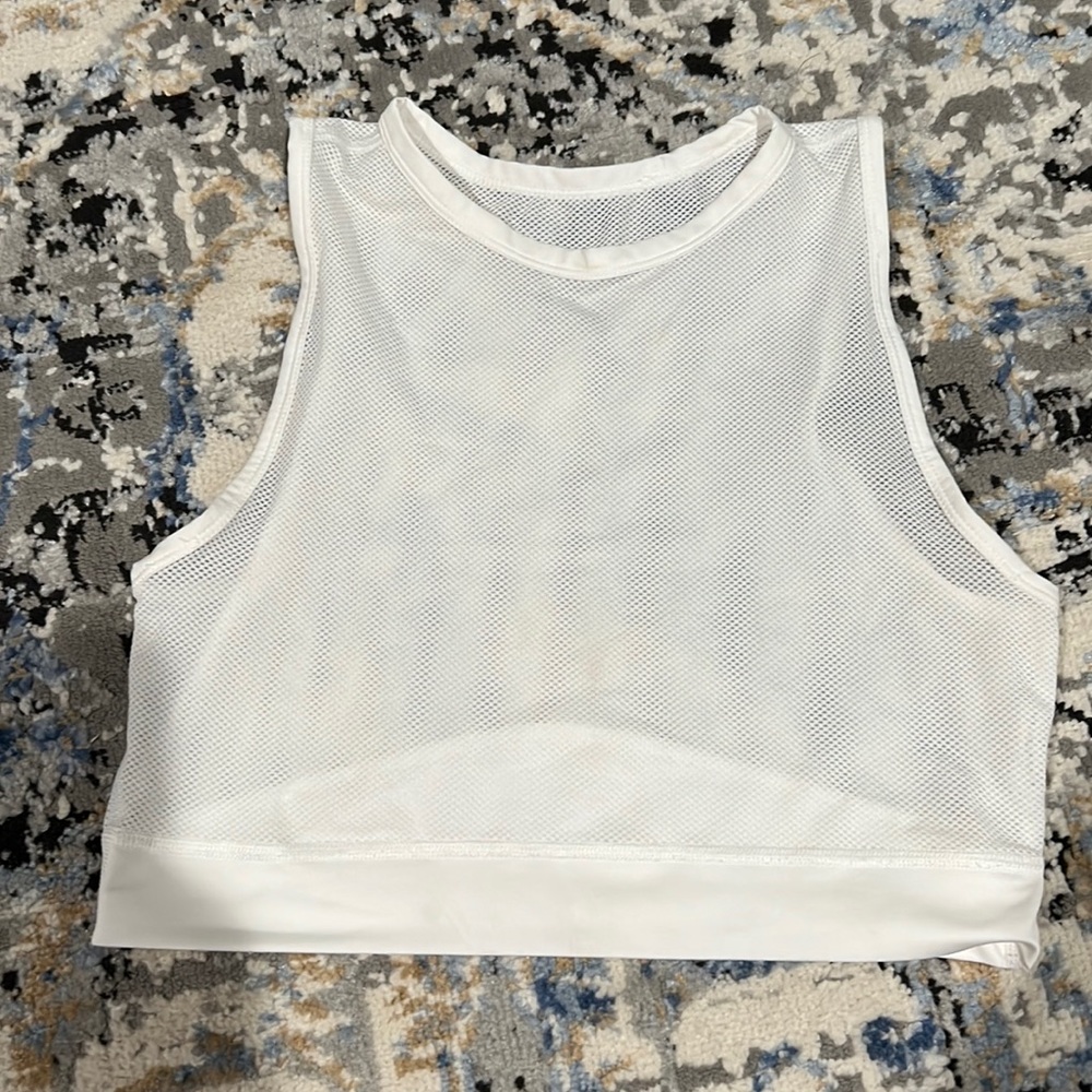 Medium mesh Nike crop top